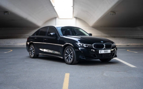 Black BMW 318i Photo 3