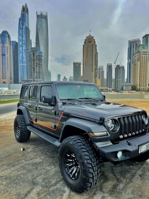 Черный Jeep Wrangler Photo 3
