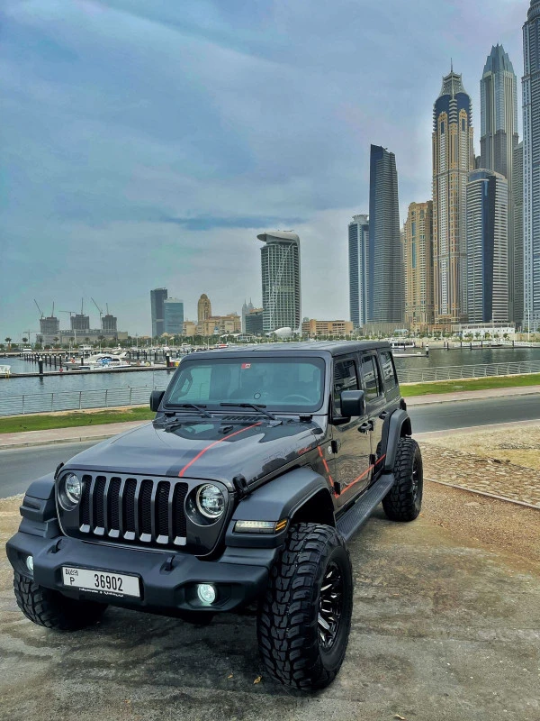 Черный Jeep Wrangler Photo 4