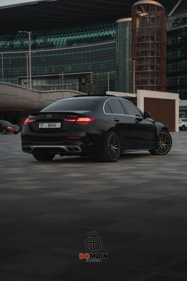 Black Mercedes C63S AMG Photo 6
