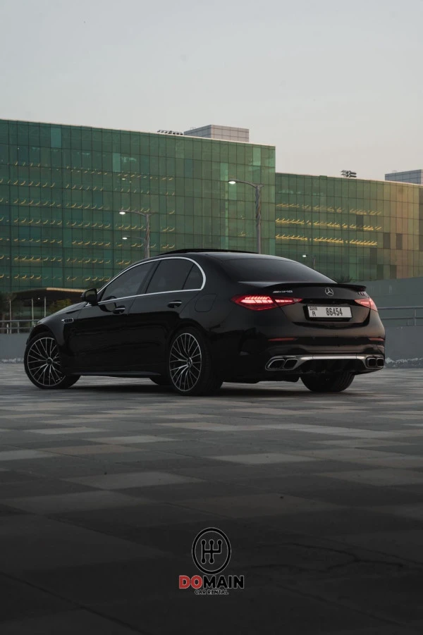 Black Mercedes C63S AMG Photo 11