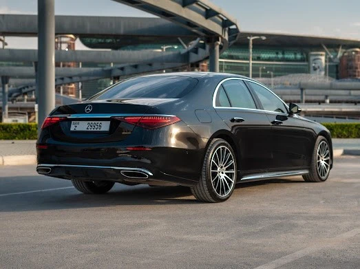 Черный Mercedes S500 Photo 3