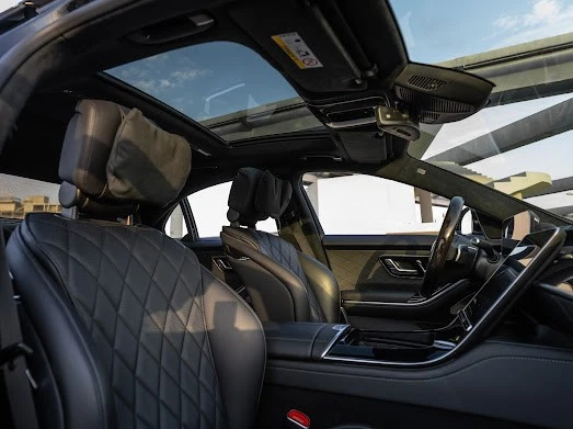 Черный Mercedes S500 Photo 4