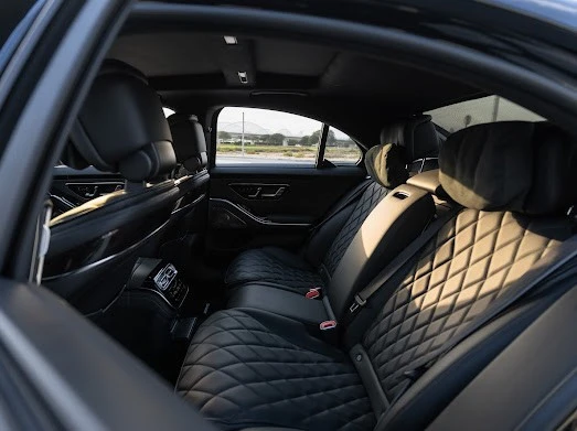Черный Mercedes S500 Photo 7