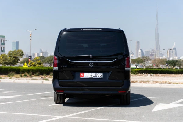 Черный Mercedes V300 Avantgarde Extra Long Photo 5