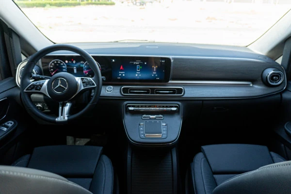 Черный Mercedes V300 Avantgarde Extra Long Photo 7