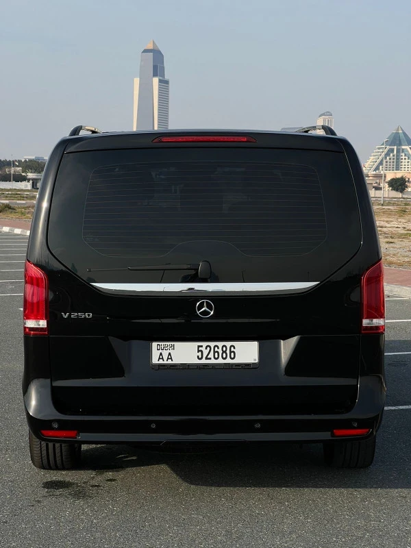 Черный Mercedes V250 Photo 5