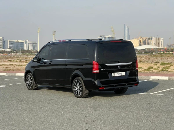 Черный Mercedes V250 Photo 6