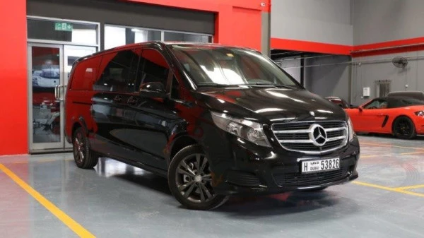 Черный Mercedes V250 Photo 3
