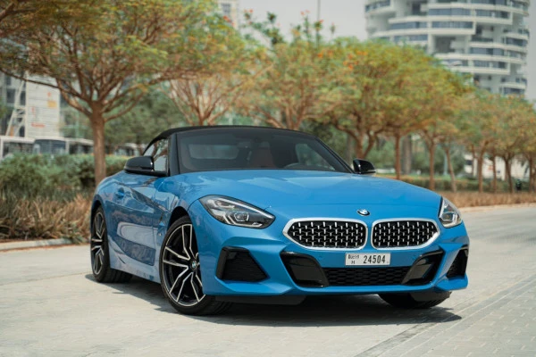 Синий BMW Z4 Photo 2