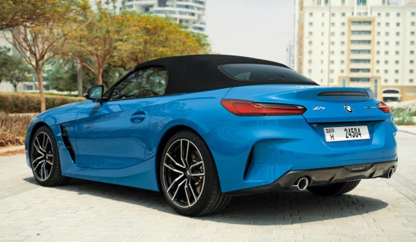 Синий BMW Z4 Photo 4