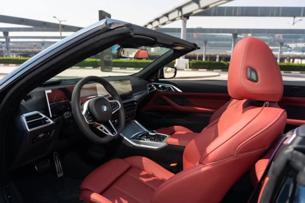 Blue BMW 430i cabrio Photo 5