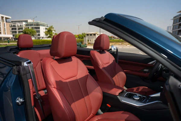 Blue BMW 430i cabrio Photo 7