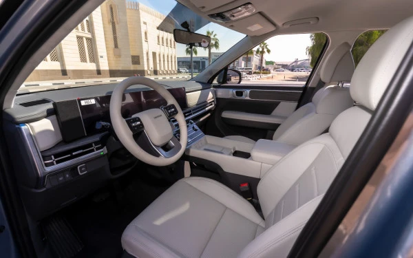 Синий Hyundai Santa Fe Photo 5