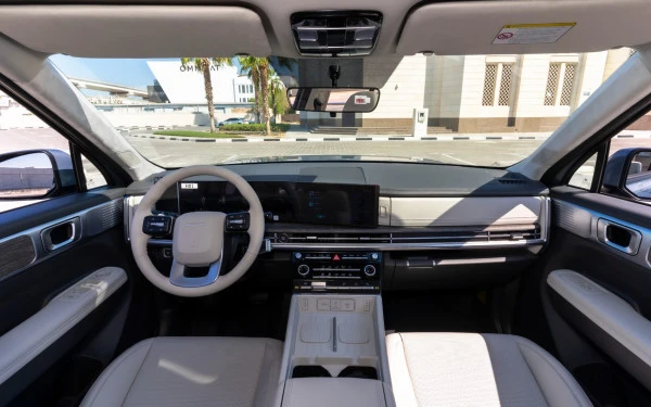 Синий Hyundai Santa Fe Photo 8