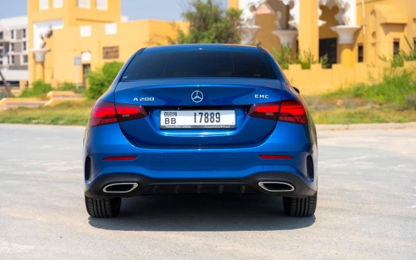 Синий Mercedes A200 Photo 5