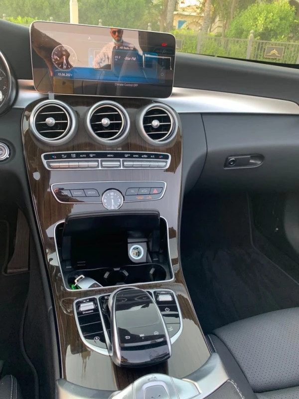 Blue Mercedes C300 cabrio Photo 4