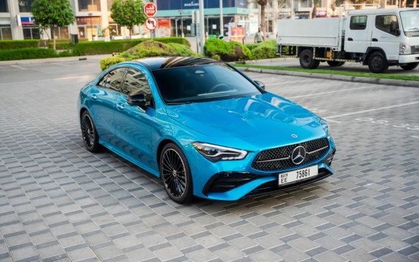 Blue Mercedes CLA200 Photo 6