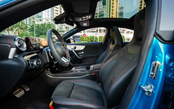 Blue Mercedes CLA200 Photo 21