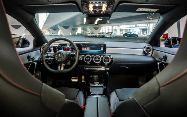 Blue Mercedes CLA200 Photo 9