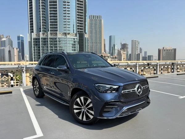 Blue Mercedes GLE 350 Photo 2