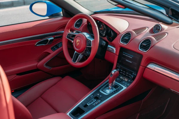 Blue Porsche Boxster 718 Style Edition Photo 4