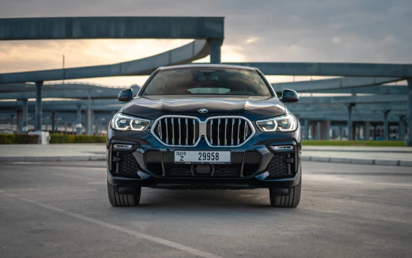 Dark Blue BMW X6 M-kit Photo 2