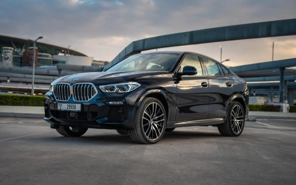 Dark Blue BMW X6 M-kit Photo 3