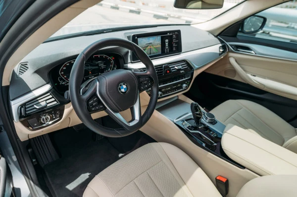 Dark Grey BMW 520i Photo 6