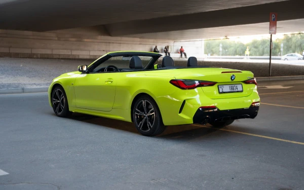 Lime Green BMW 430i cabrio Photo 5