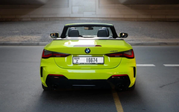 Lime Green BMW 430i cabrio Photo 6