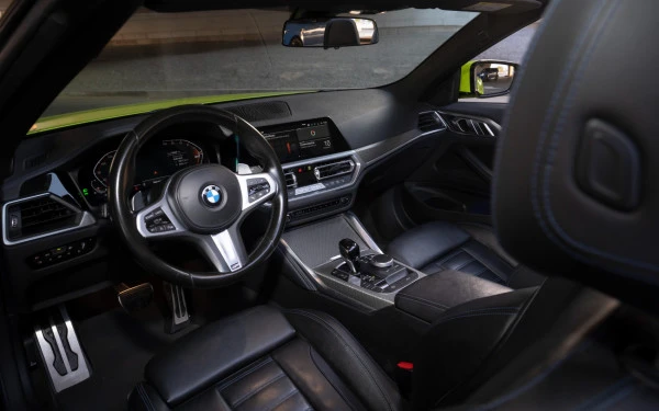 Lime Green BMW 430i cabrio Photo 8