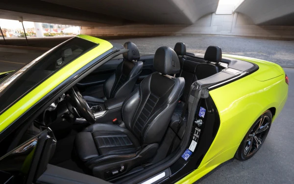 Lime Green BMW 430i cabrio Photo 10
