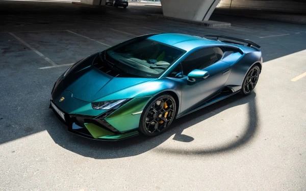 Зеленый Lamborghini Huracan Tecnica Photo 6
