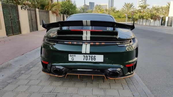 Green Porsche 911 Carrera Turbo S Top Car Photo 2