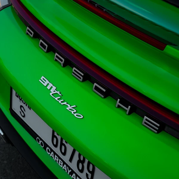 Green Porsche 911 Turbo Photo 5