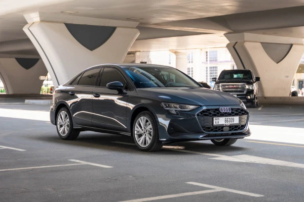 Серый Audi A3 Photo 4