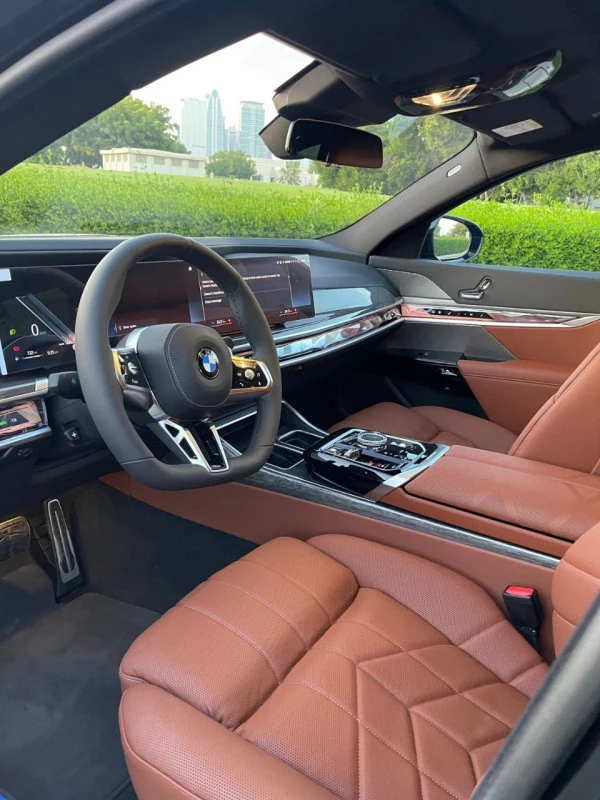 Grey BMW 740Li Photo 2