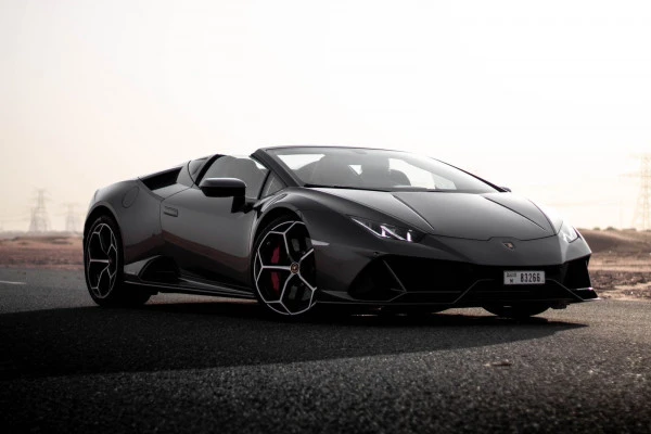 Серый Lamborghini Evo Spyder Photo 4