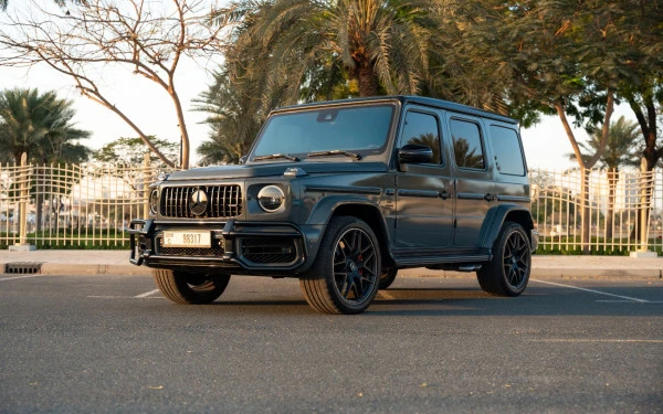 Grey Mercedes G63 AMG Photo 14
