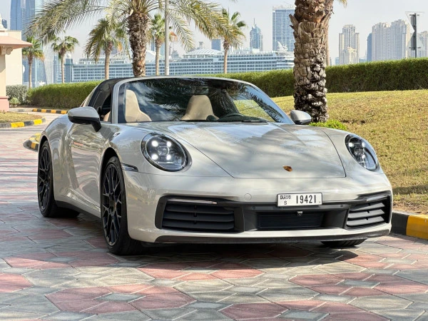 Серый Porsche Targa Photo 3