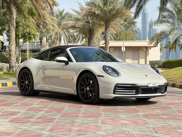 Серый Porsche Targa Photo 4