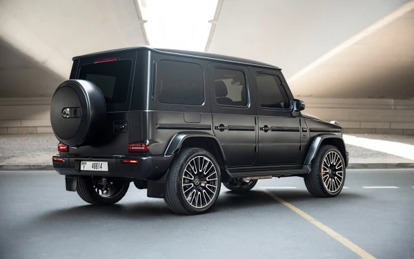 Матовый черный Mercedes G63 AMG Photo 12