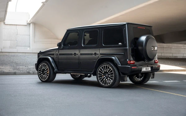 Матовый черный Mercedes G63 AMG Photo 14