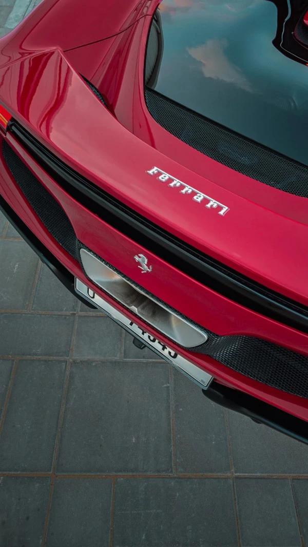 Red Ferrari 296 Photo 3