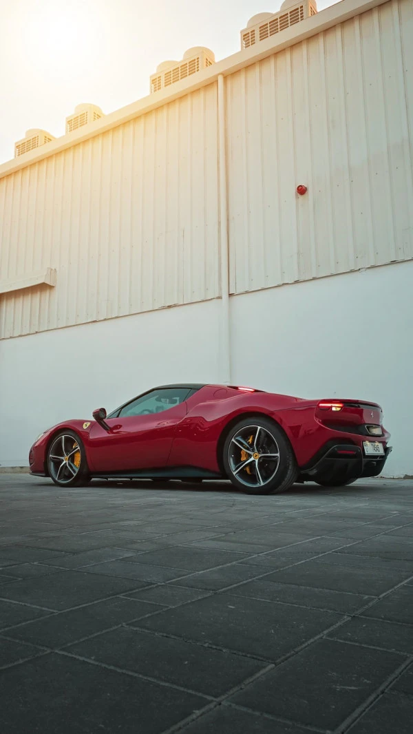Red Ferrari 296 Photo 12