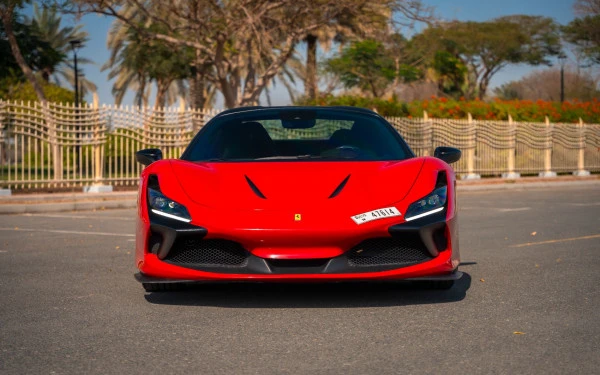 Red Ferrari F8 Tributo Spider Photo 2
