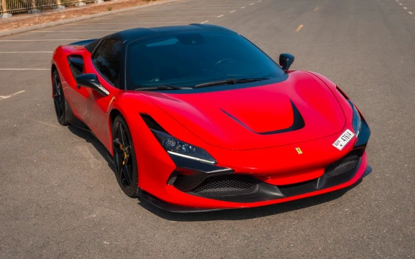 Red Ferrari F8 Tributo Spider Photo 3