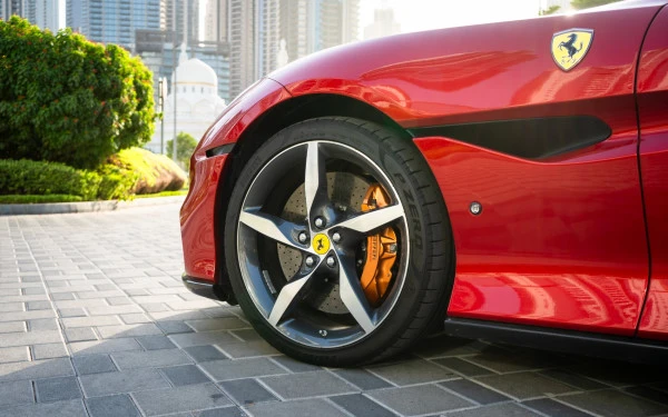 Red Ferrari Portofino M Photo 2
