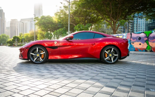 Red Ferrari Portofino M Photo 3